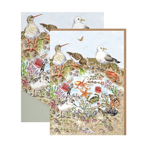 Sada přání a obálek Wrendale Designs "Secrets of the Sea", 8 ks - U moře