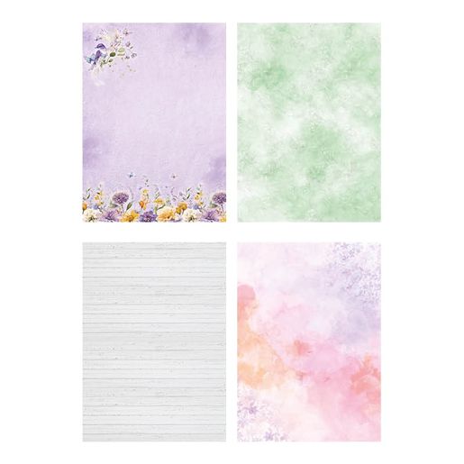 Kreativní blok s výseky Studio Light "Blooming Flowers", A4, 28 l. - Jarní květy