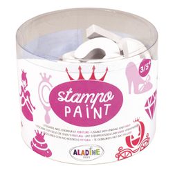 Malovací pěnová razítka Aladine Stampo Paint, 12 ks - Princezny