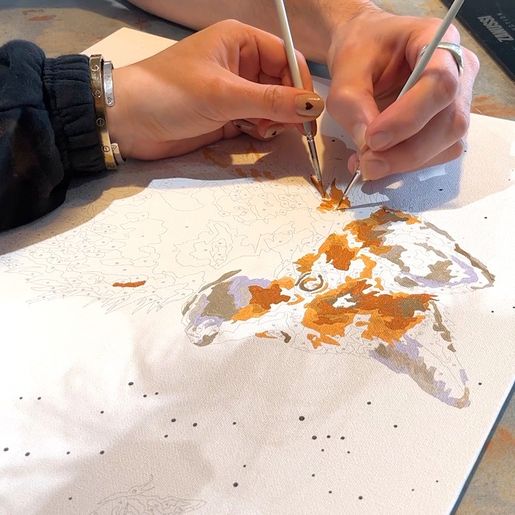 Malování podle čísel Wrendale Designs "Born to be Wild" - Liška