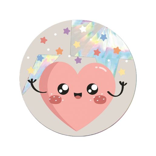 Samolepicí lapač slunce Aladine - Kawaii srdíčko