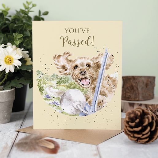 Přání Wrendale Designs "Let the Journey Begin" - Pejsek