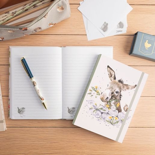 Zápisník Wrendale Designs "Fine and Dandy", B6, 102 l., linkovaný - Oslík