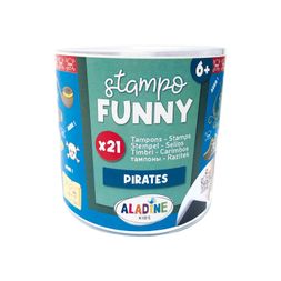 Dětská razítka Aladine Stampo Funny, 21 ks - Piráti
