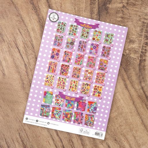 Kreativní blok s výseky Studio Light "26", A4, 70 l. - Pro sběratele