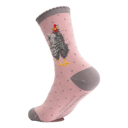 Dámské ponožky Wrendale Designs "Curious Hen" - Slepice