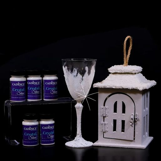 Sněhová strukturovací pasta Cadence Crystal Shine Hologram Relief Paste, 90 ml