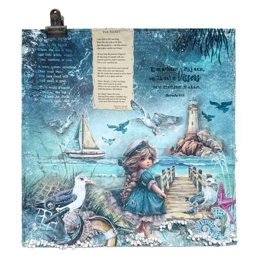 Blok podkladových papírů Studio Light "Tide of Hope", 20,3x20,3 cm, 36 l.