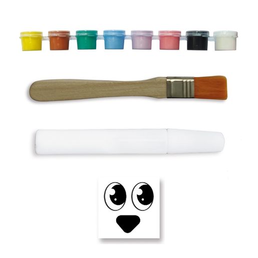 Dřevěný obrázek k dotvoření Aladine - Liška