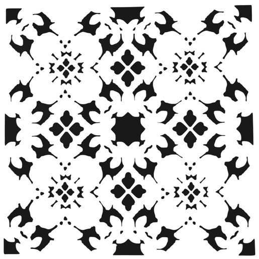 Šablona TCW 12"x12" (30,5x30,5 cm) - Poppy Grid