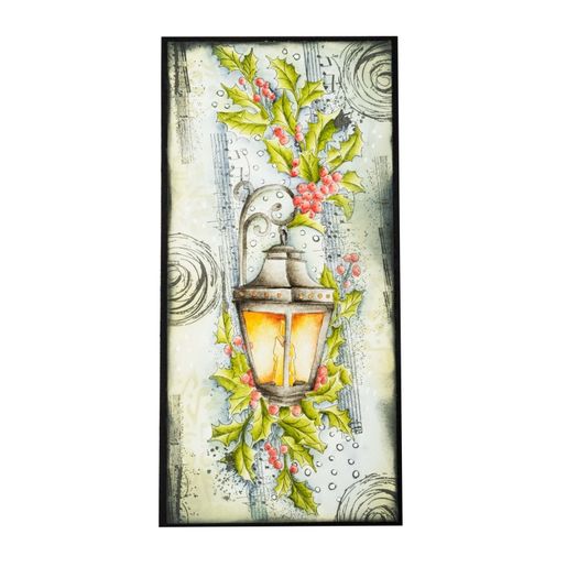 Gelové razítko Studio Light "Grunge", 21x7,4 cm - Vánoční lucerna