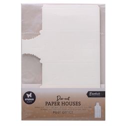 DIY Vánoční domečky Studio Light, 25x18,5 cm, 10 l. - Pošta