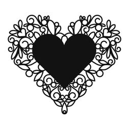 Šablona Cadence, stínová - Srdce v srdci