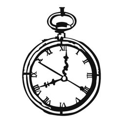 Šablona Cadence, stínová - Kapesní hodinky