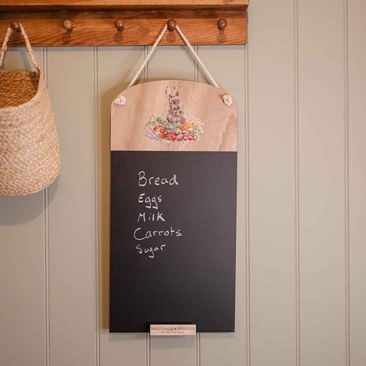 Křídová tabule do kuchyně Wrendale Designs "Grow Your Own" - Králík