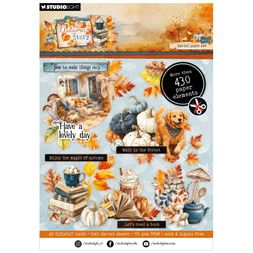 Blok s papírovými výseky Studio Light "Autumn Story", A5, 20 l. - Podzimní příběh