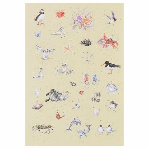 Samolepky Wrendale Designs, 145 ks - Zvířata