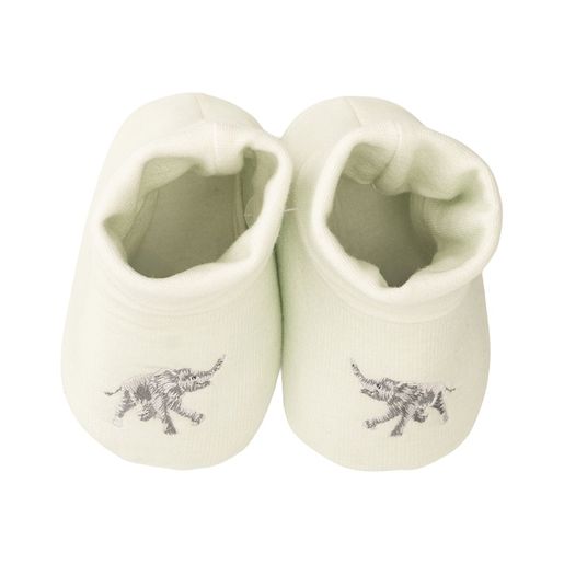 Boty pro miminko Wrendale Designs "Little Savannah", 0-3 měs. - Sloni