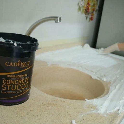 Betonový štuk Cadence Concrete Stucco, 3 kg, bílý - VYBERTE HRUBOST