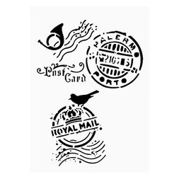 Šablona Cadence, 21x30 cm - Poštovní motivy