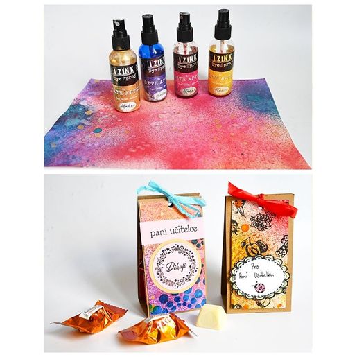 Akvarelový inkoust Aladine Izink Dye Spray, 80 ml  - VYBERTE ODSTÍN