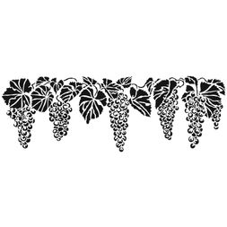 Šablona TCW 16,5"x6" (42x15 cm) - Grapevine