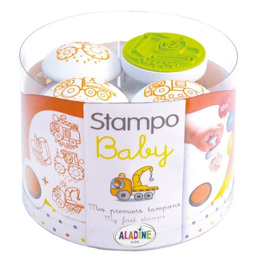 Razítka Aladine Stampo Baby, 4 ks - Stroje