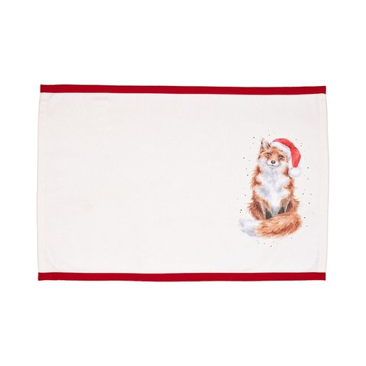 Látkové prostírání Wrendale Designs "Winter Woodland", 4 ks - Vánoční zvířátka