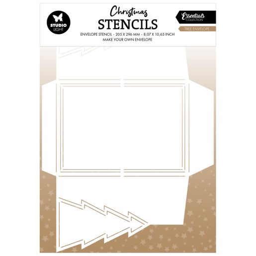 Šablona na obkreslení Studio Light - Stromečková obálka