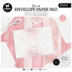 Základy obálek v bloku Studio Light, 25 l. - Obálky 5”x7” (12,7x17,8 cm)