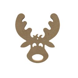 Dřevěný výřez k dekoraci Gomille, závěsný, 15 cm - Sob, velký