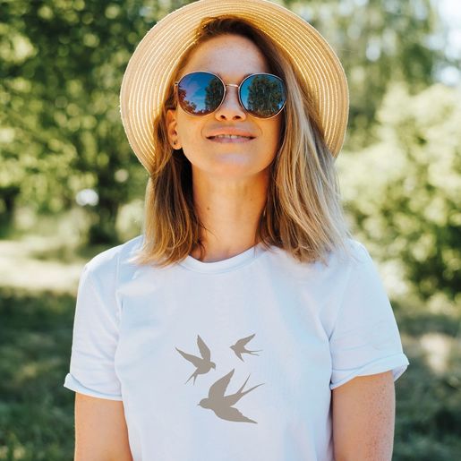 Šablona Aladine, 15x15 cm - Vlaštovky