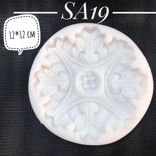 Silikonová forma Cadence - Kulatý ornament