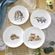 Porcelánové talíře Wrendale Designs, 4 ks - Lesní zvířata