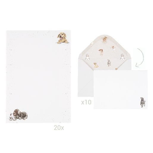 Dopisní sada Wrendale Designs "A Dog’s Life" - Pejsci