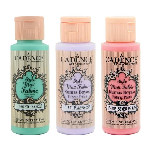 Barva na textil Cadence Style Matt Fabric, 59 ml - VYBERTE ODSTÍN
