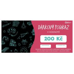 Dárková poukázka v hodnotě 200 Kč