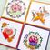 Gelová razítka k chrastidlům Studio Light, 6 ks - Srdce s růžemi