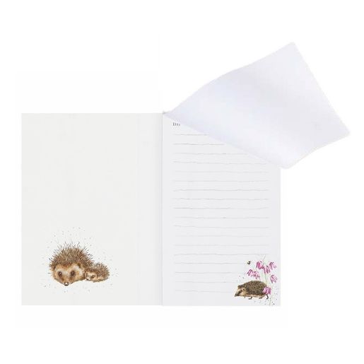 Poznámkový blok Wrendale Designs "Little Wanderer", 140 l., linkovaný  - Ježek