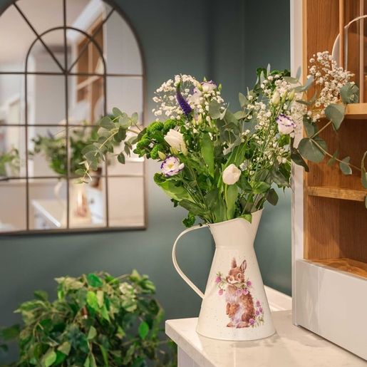 Džbán na květiny Wrendale Designs "Head Clover Heels" - Králík