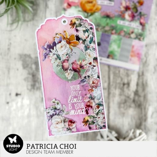 Kreativní blok s výseky Studio Light "Blooming Flowers", A4, 28 l. - Jarní květy