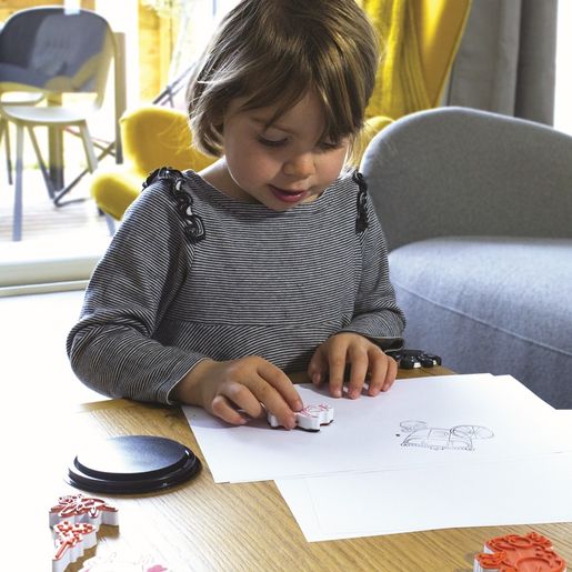 Dětská razítka Aladine Stampo Minos, 10 ks - Domácí zvířátka