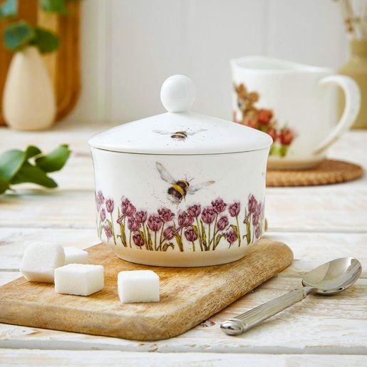 Porcelánová cukřenka Wrendale Designs "Flight of the Bumblebee", 0,3 l - Čmelák