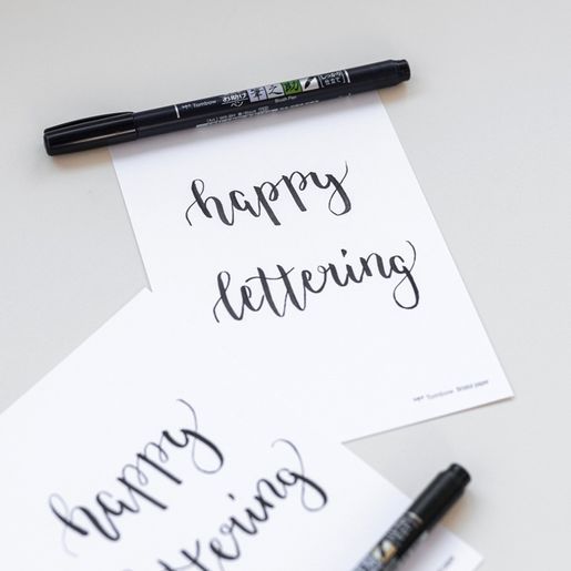 Štětcový fix Tombow Fudenosuke, měkký hrot - černý