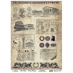 Rýžový papír Cadence - Antický Řím - VYBERTE VELIKOST