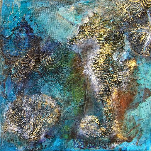 Šablona TCW 12"x12" (30,5x30,5 cm) - Sea Creatures