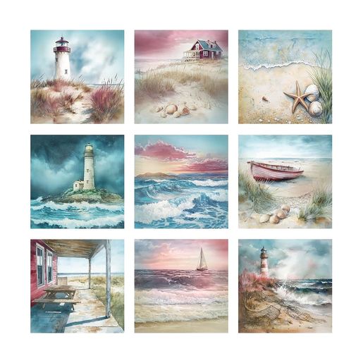 Kreativní blok Studio Light "Tide of Hope", 20,3x20,3 cm, 36 l.