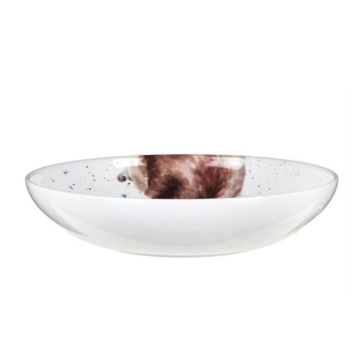 Porcelánové misky na těstoviny Wrendale Designs, 4 ks - Polní a lesní zvířata