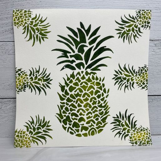 Šablona TCW - Pineapple - VYBERTE VELIKOST