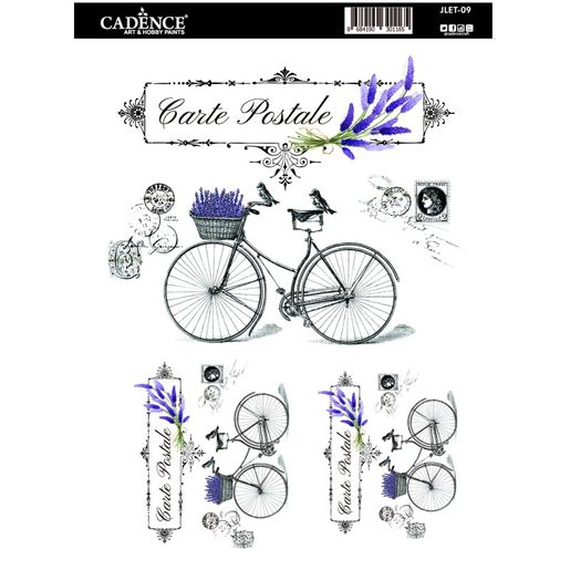 Transferový obrázek Cadence Easy Transfer, 25x35 cm - Levandulové kolo